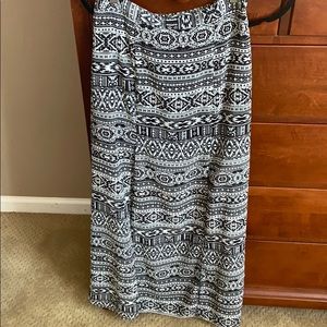 Tribal maxi skirt
